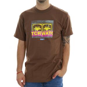 T-SHIRT NEIGHBORHOOD MARRONE